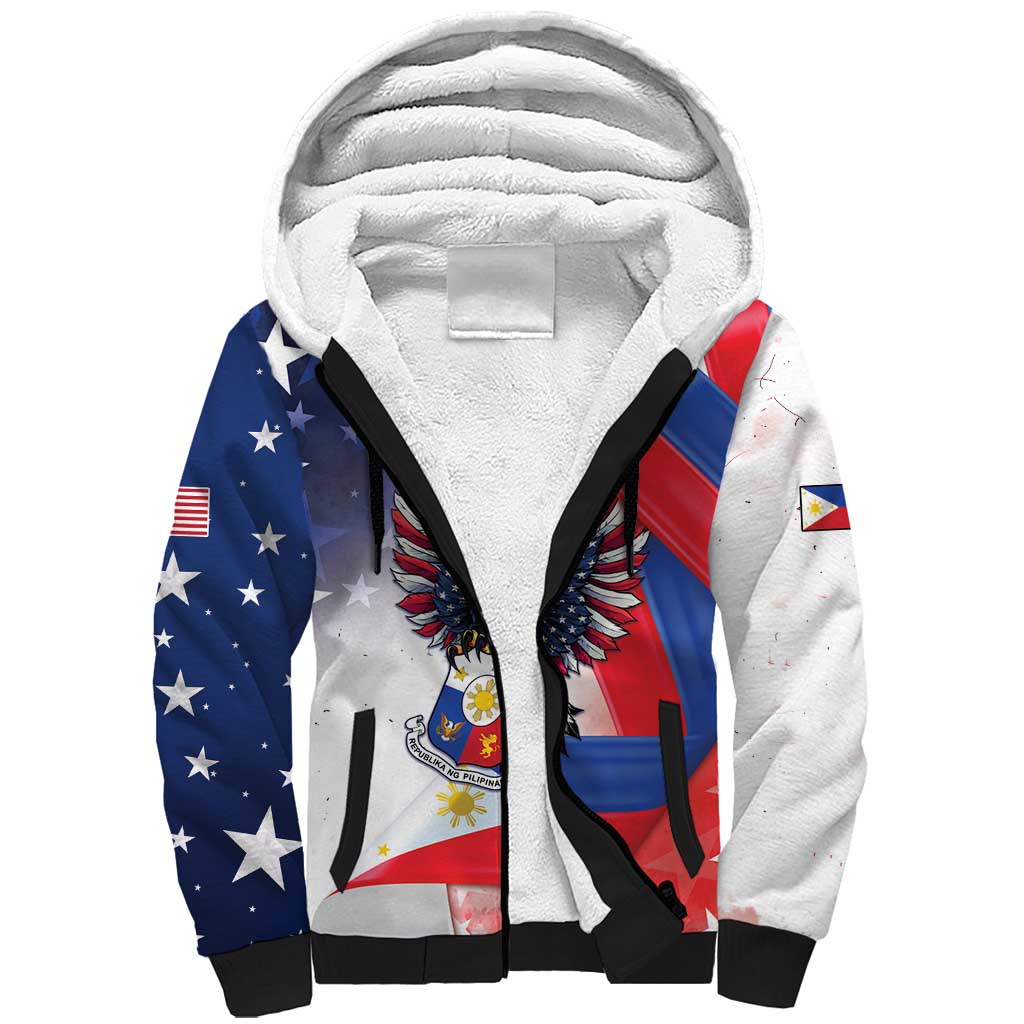 Filipino American History Month Sherpa Hoodie Philippines Proud Of My Roots - Wonder Print Shop