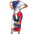 Filipino American History Month Short Sleeve Bodycon Dress Philippines Proud Of My Roots - Wonder Print Shop