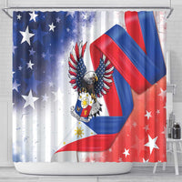 Filipino American History Month Shower Curtain Philippines Proud Of My Roots - Wonder Print Shop