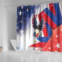 Filipino American History Month Shower Curtain Philippines Proud Of My Roots - Wonder Print Shop
