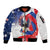 Filipino American History Month Sleeve Zip Bomber Jacket Philippines Proud Of My Roots - Wonder Print Shop