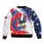 Filipino American History Month Sleeve Zip Bomber Jacket Philippines Proud Of My Roots - Wonder Print Shop