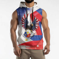 Filipino American History Month Sleeveless Hoodie Philippines Proud Of My Roots - Wonder Print Shop