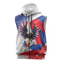 Filipino American History Month Sleeveless Zip Hoodie Philippines Proud Of My Roots - Wonder Print Shop