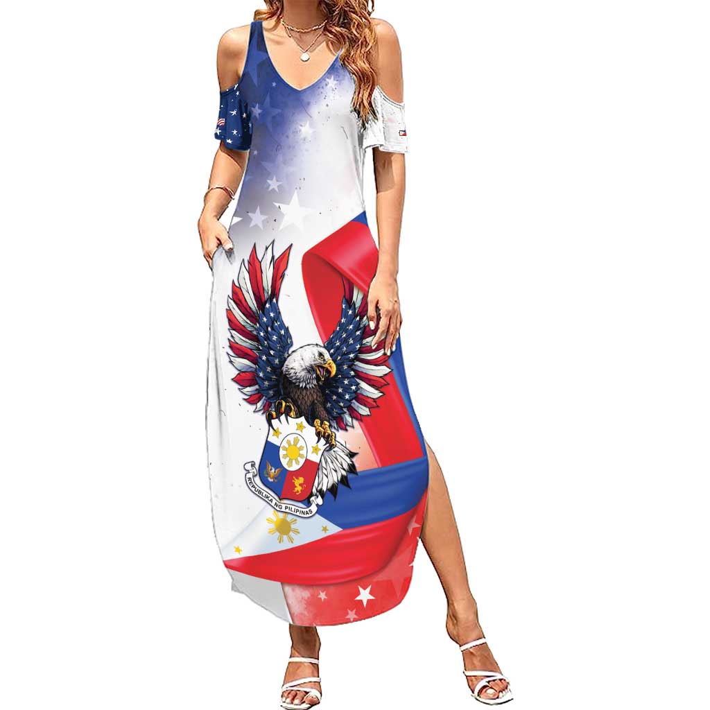 Filipino American History Month Summer Maxi Dress Philippines Proud Of My Roots - Wonder Print Shop