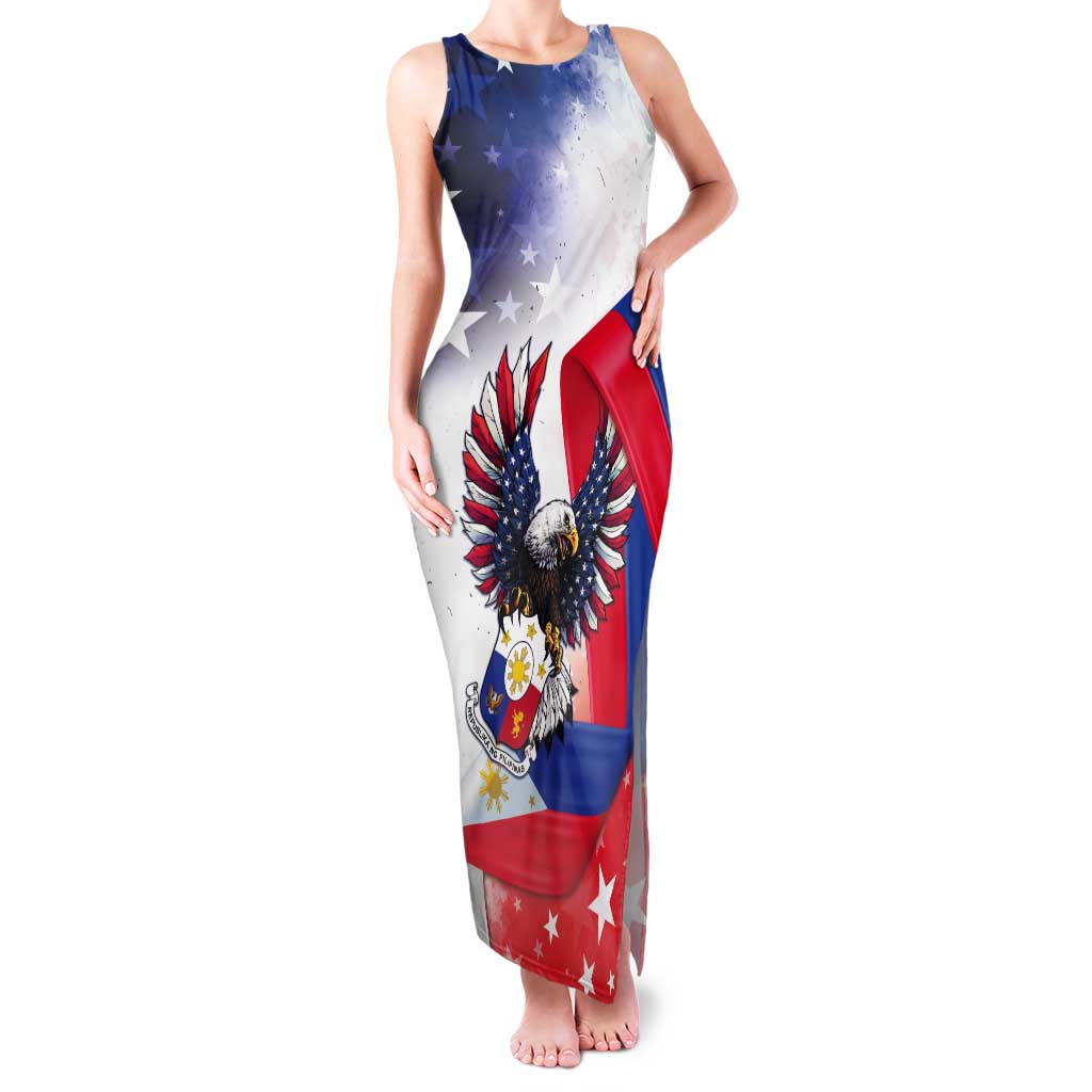 Filipino American History Month Tank Maxi Dress Philippines Proud Of My Roots - Wonder Print Shop