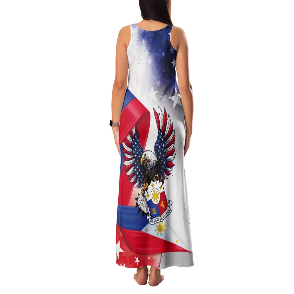 Filipino American History Month Tank Maxi Dress Philippines Proud Of My Roots - Wonder Print Shop