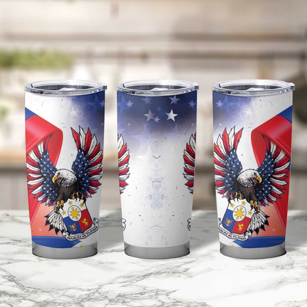 Filipino American History Month Tumbler Cup Philippines Proud Of My Roots - Wonder Print Shop