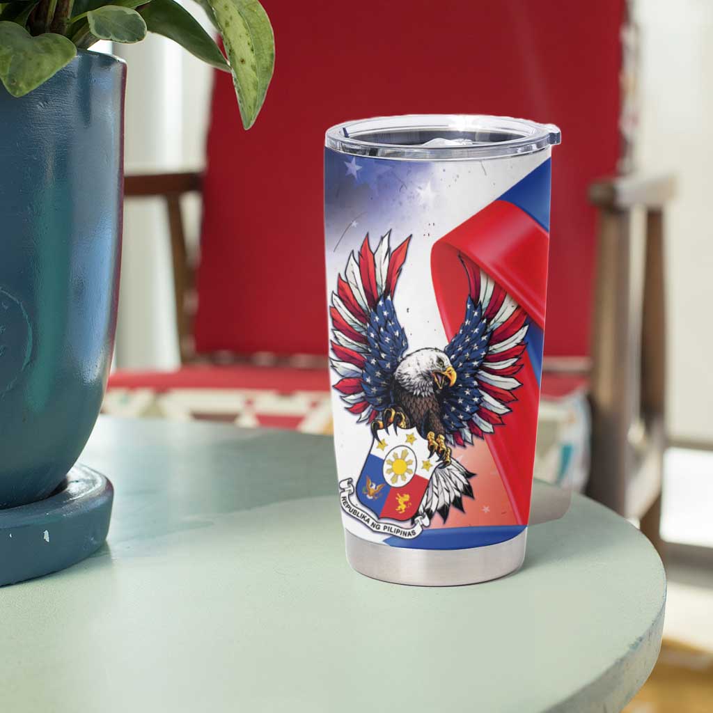 Filipino American History Month Tumbler Cup Philippines Proud Of My Roots - Wonder Print Shop