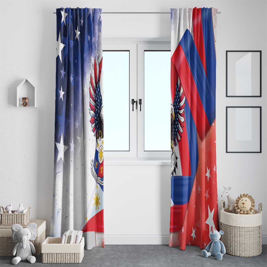 Filipino American History Month Window Curtain Philippines Proud Of My Roots - Wonder Print Shop