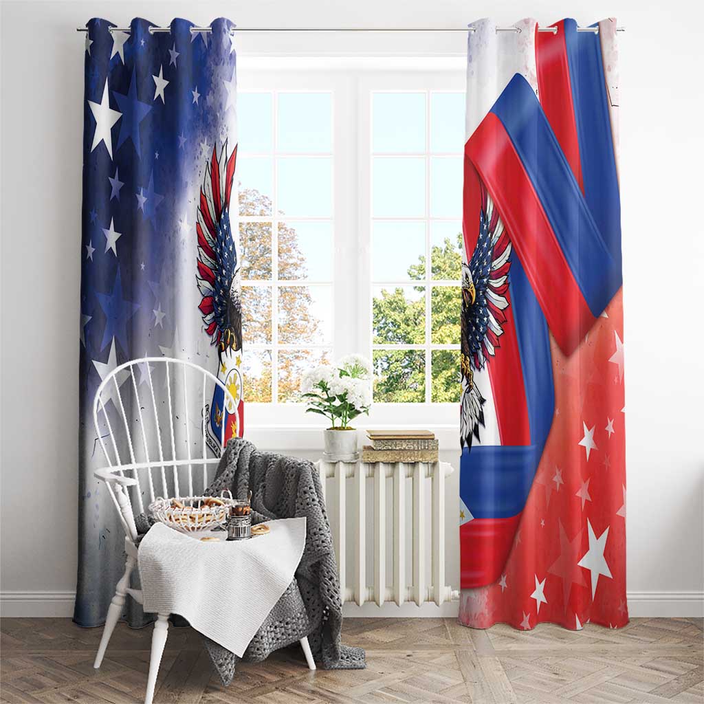 Filipino American History Month Window Curtain Philippines Proud Of My Roots - Wonder Print Shop