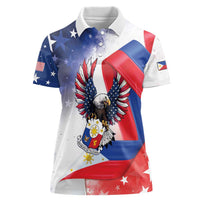 Filipino American History Month Women Polo Shirt Philippines Proud Of My Roots - Wonder Print Shop
