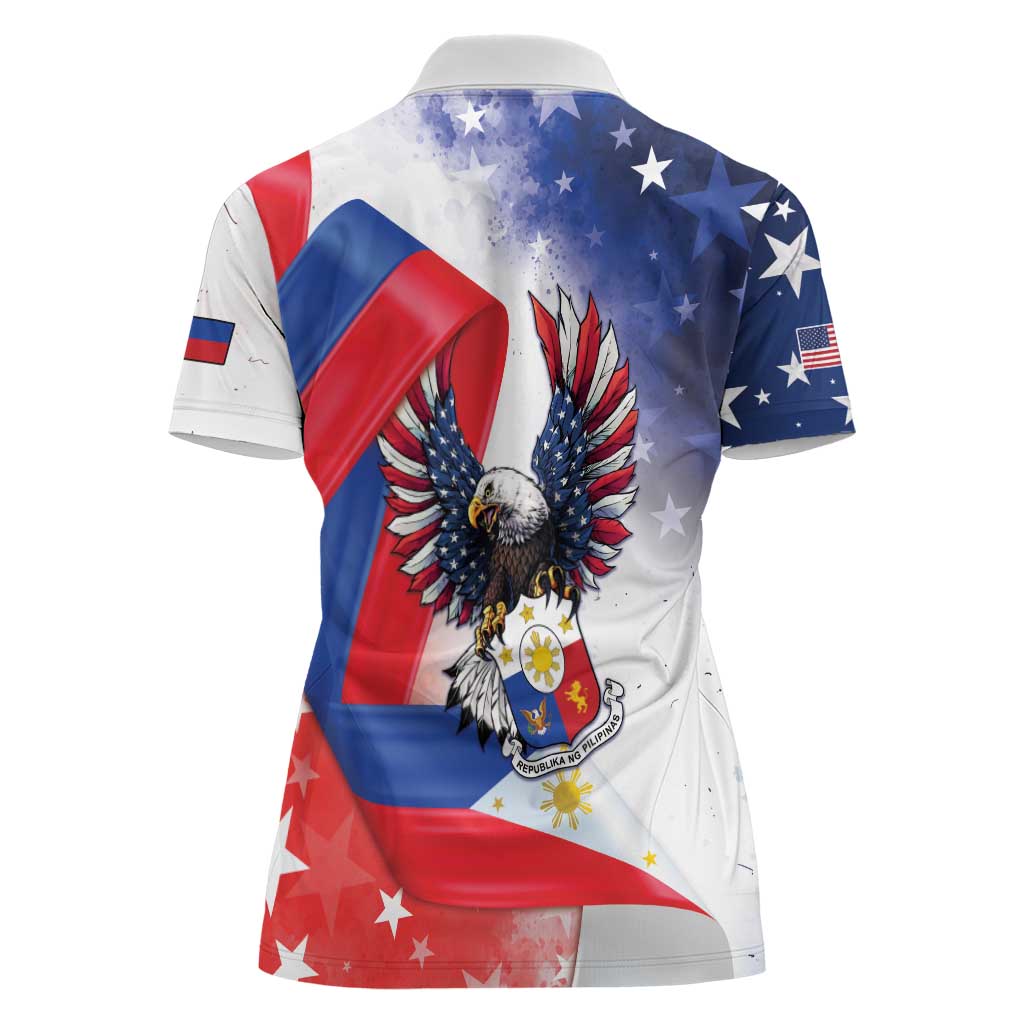 Filipino American History Month Women Polo Shirt Philippines Proud Of My Roots - Wonder Print Shop