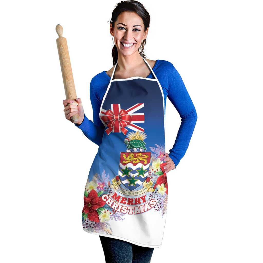 Cayman Islands Christmas Apron Coquette Bow Xmas Vibe - Wonder Print Shop