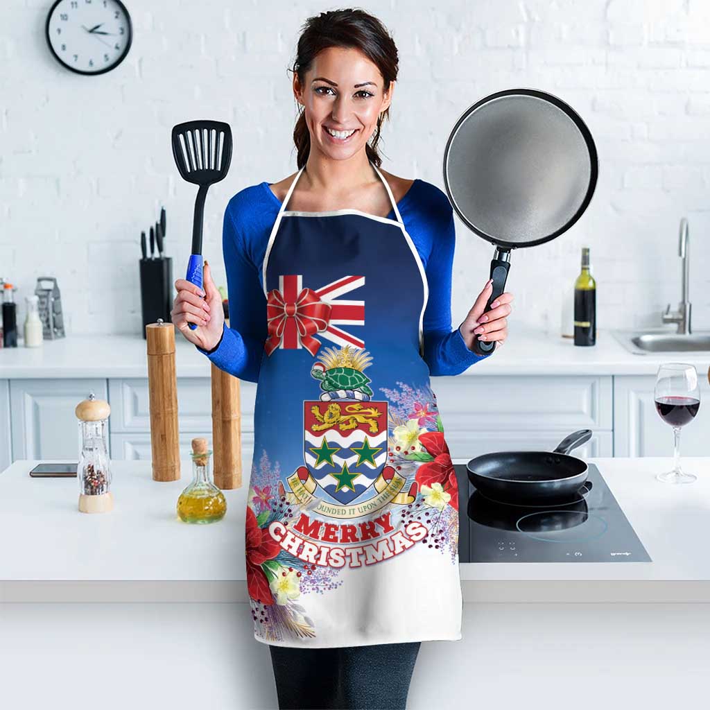 Cayman Islands Christmas Apron Coquette Bow Xmas Vibe - Wonder Print Shop
