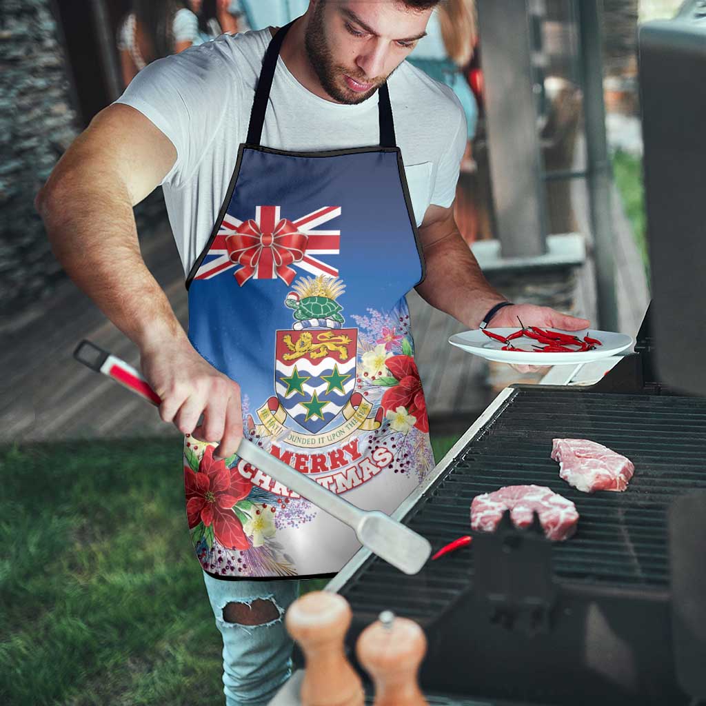 Cayman Islands Christmas Apron Coquette Bow Xmas Vibe - Wonder Print Shop