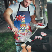 Cayman Islands Christmas Apron Coquette Bow Xmas Vibe - Wonder Print Shop