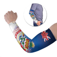 Cayman Islands Christmas Arm Sleeves Coquette Bow Xmas Vibe - Wonder Print Shop