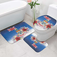 Cayman Islands Christmas Bathroom Set Coquette Bow Xmas Vibe - Wonder Print Shop