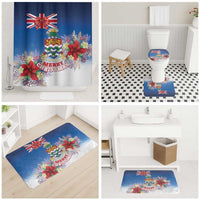 Cayman Islands Christmas Bathroom Set Coquette Bow Xmas Vibe - Wonder Print Shop