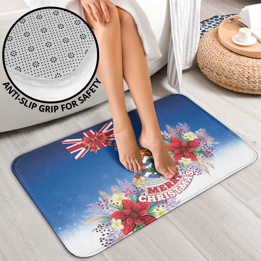 Cayman Islands Christmas Bathroom Set Coquette Bow Xmas Vibe - Wonder Print Shop