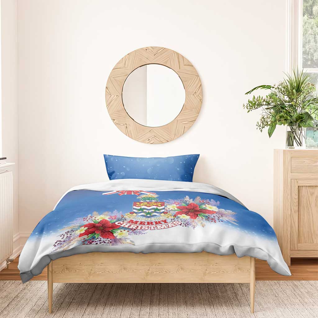 Cayman Islands Christmas Bedding Set Coquette Bow Xmas Vibe - Wonder Print Shop