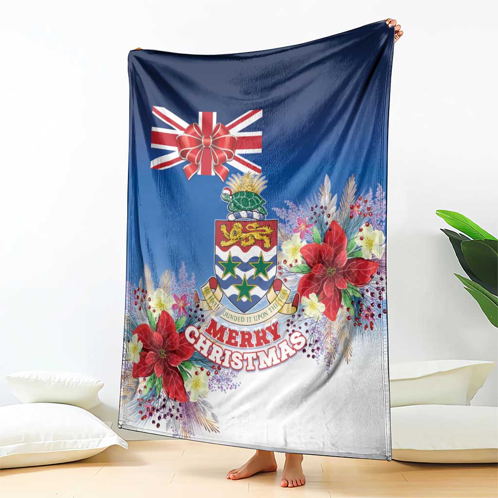 Cayman Islands Christmas Blanket Coquette Bow Xmas Vibe - Wonder Print Shop