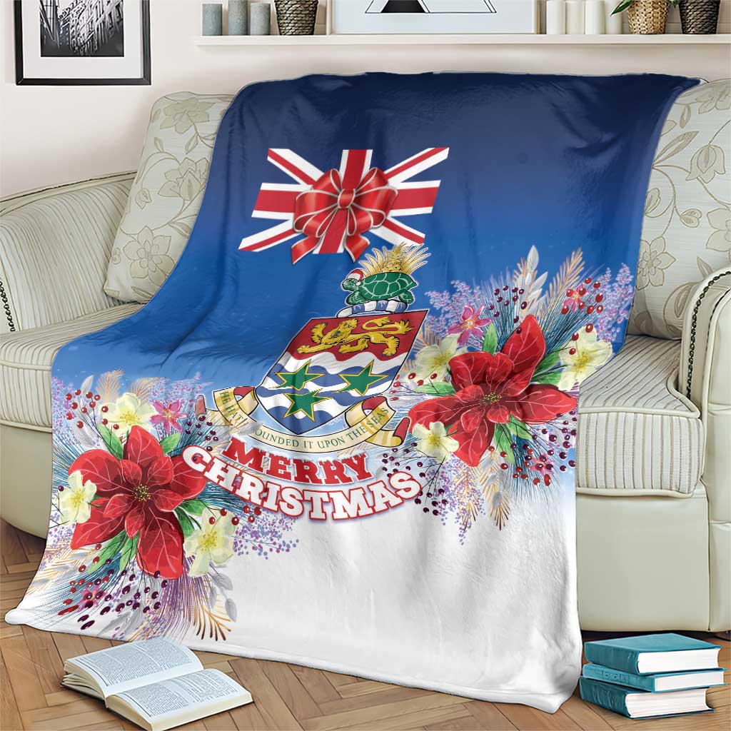 Cayman Islands Christmas Blanket Coquette Bow Xmas Vibe - Wonder Print Shop
