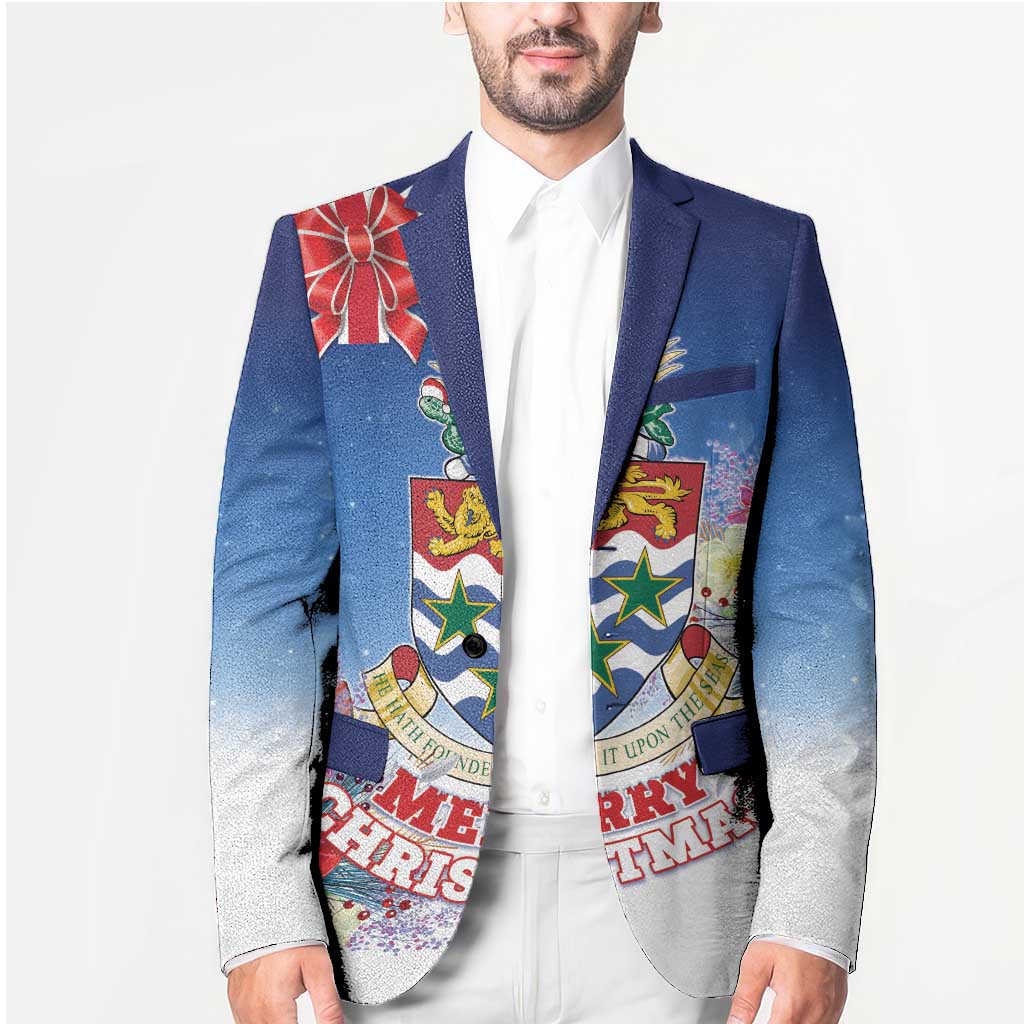 Cayman Islands Christmas Blazer Coquette Bow Xmas Vibe - Wonder Print Shop