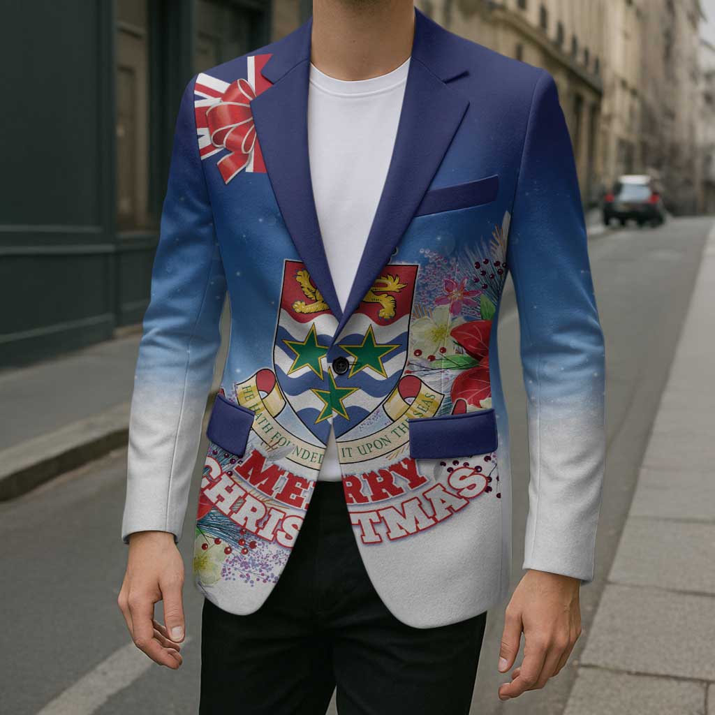 Cayman Islands Christmas Blazer Coquette Bow Xmas Vibe - Wonder Print Shop