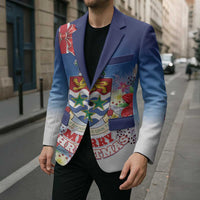 Cayman Islands Christmas Blazer Coquette Bow Xmas Vibe - Wonder Print Shop