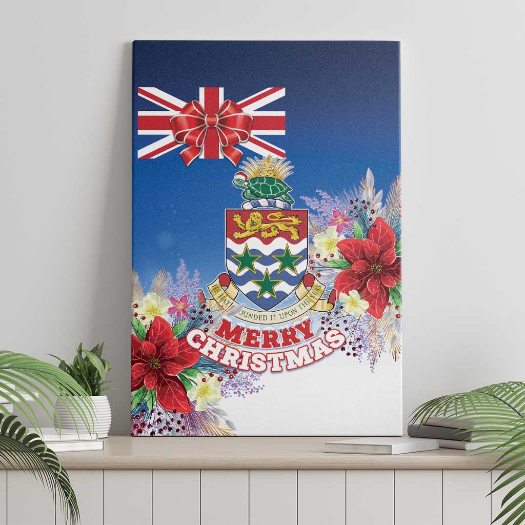 Cayman Islands Christmas Canvas Wall Art Coquette Bow Xmas Vibe - Wonder Print Shop