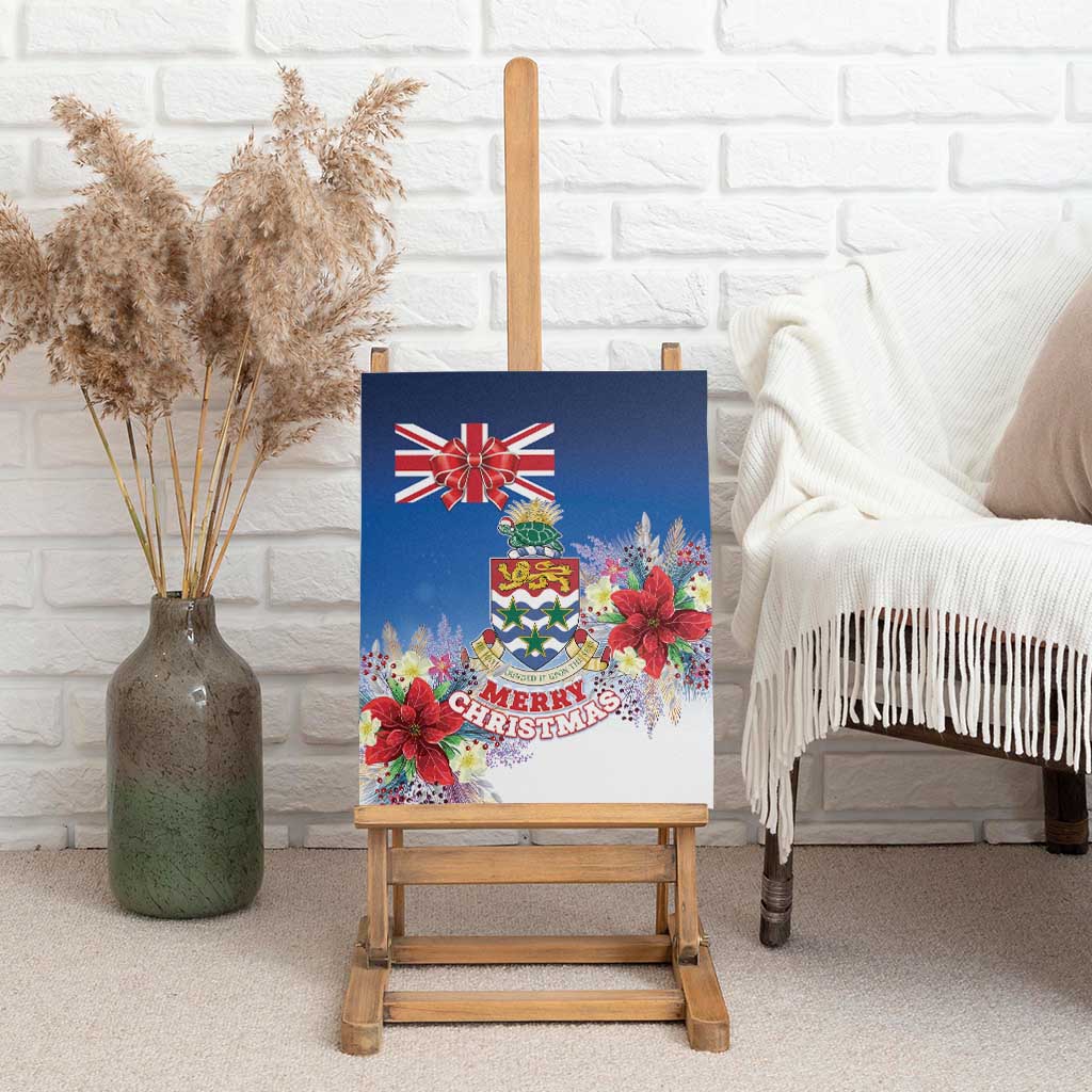 Cayman Islands Christmas Canvas Wall Art Coquette Bow Xmas Vibe - Wonder Print Shop