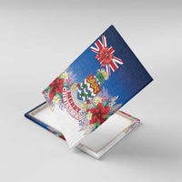 Cayman Islands Christmas Canvas Wall Art Coquette Bow Xmas Vibe - Wonder Print Shop