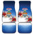 Cayman Islands Christmas Car Mats Coquette Bow Xmas Vibe - Wonder Print Shop
