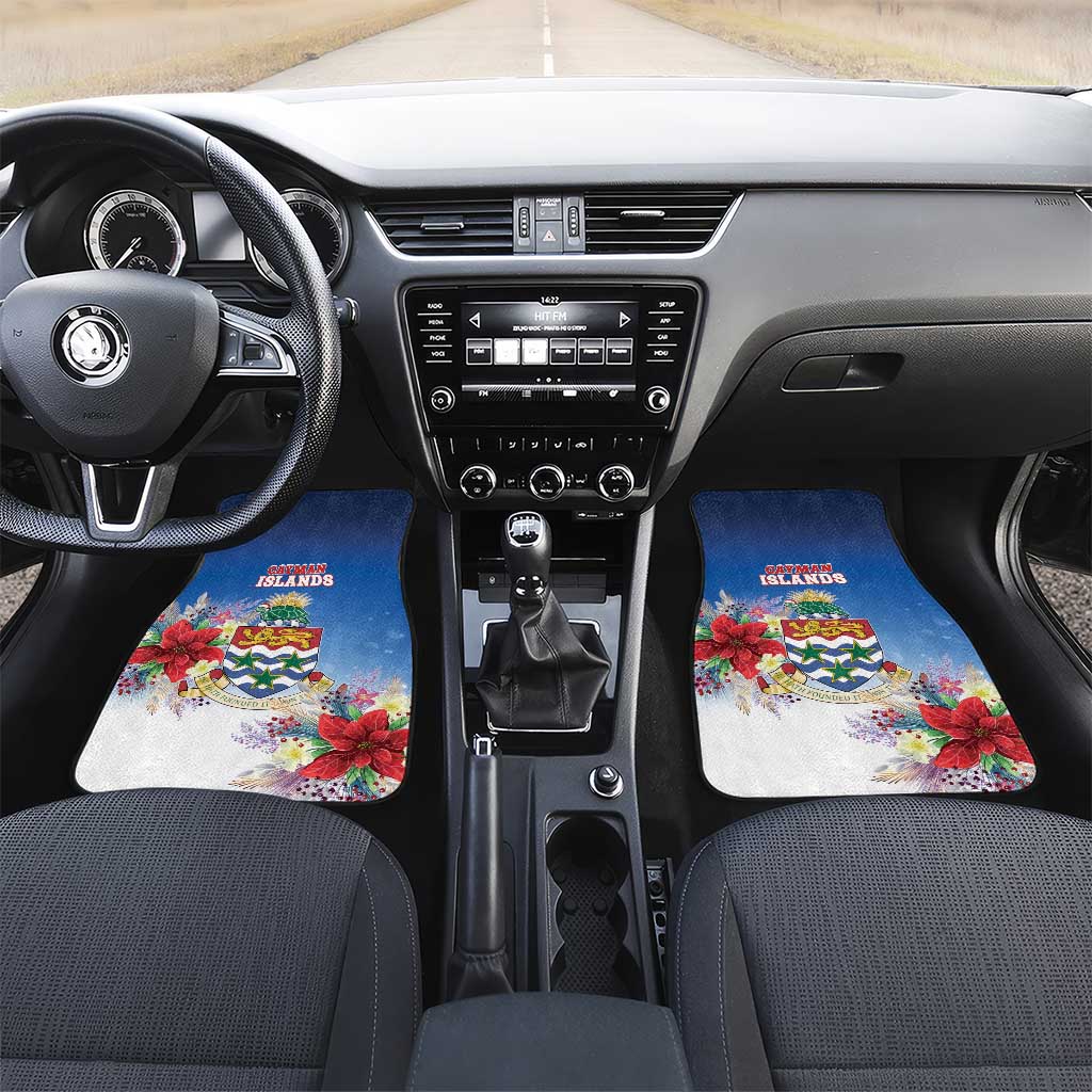Cayman Islands Christmas Car Mats Coquette Bow Xmas Vibe - Wonder Print Shop
