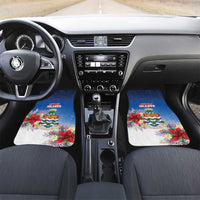 Cayman Islands Christmas Car Mats Coquette Bow Xmas Vibe - Wonder Print Shop