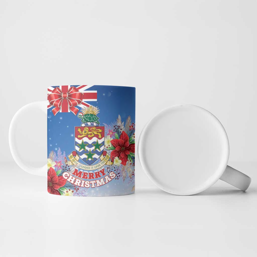 Cayman Islands Christmas Ceramic Mug Coquette Bow Xmas Vibe - Wonder Print Shop