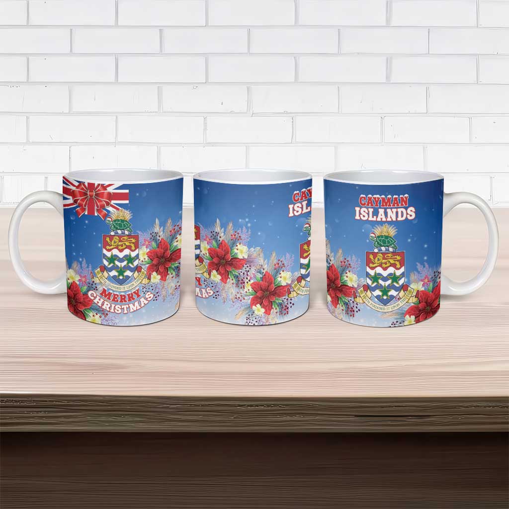Cayman Islands Christmas Ceramic Mug Coquette Bow Xmas Vibe - Wonder Print Shop