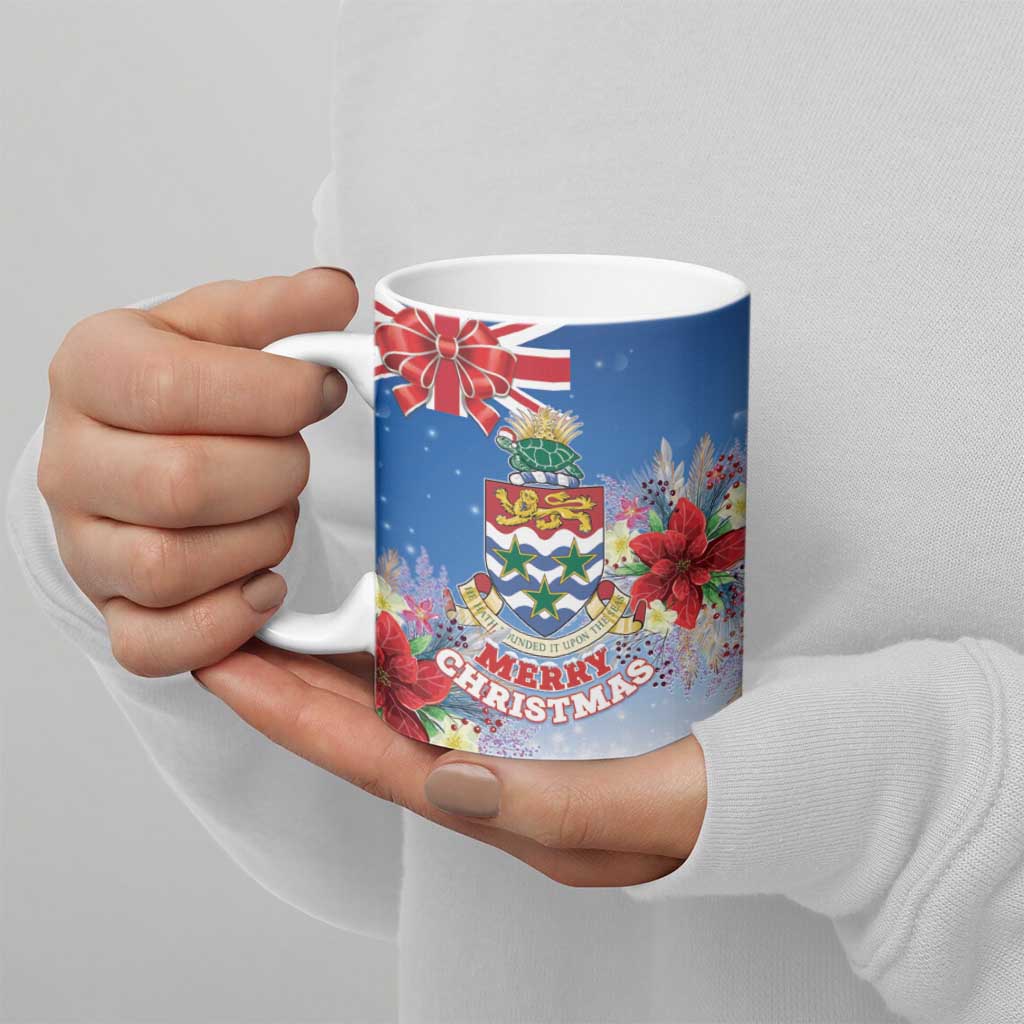 Cayman Islands Christmas Ceramic Mug Coquette Bow Xmas Vibe - Wonder Print Shop