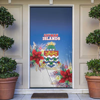 Cayman Islands Christmas Door Cover Coquette Bow Xmas Vibe - Wonder Print Shop