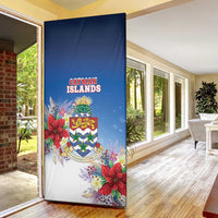 Cayman Islands Christmas Door Cover Coquette Bow Xmas Vibe - Wonder Print Shop