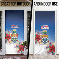 Cayman Islands Christmas Door Cover Coquette Bow Xmas Vibe - Wonder Print Shop