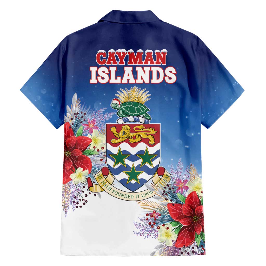 Cayman Islands Christmas Family Matching Puletasi and Hawaiian Shirt Coquette Bow Xmas Vibe - Wonder Print Shop