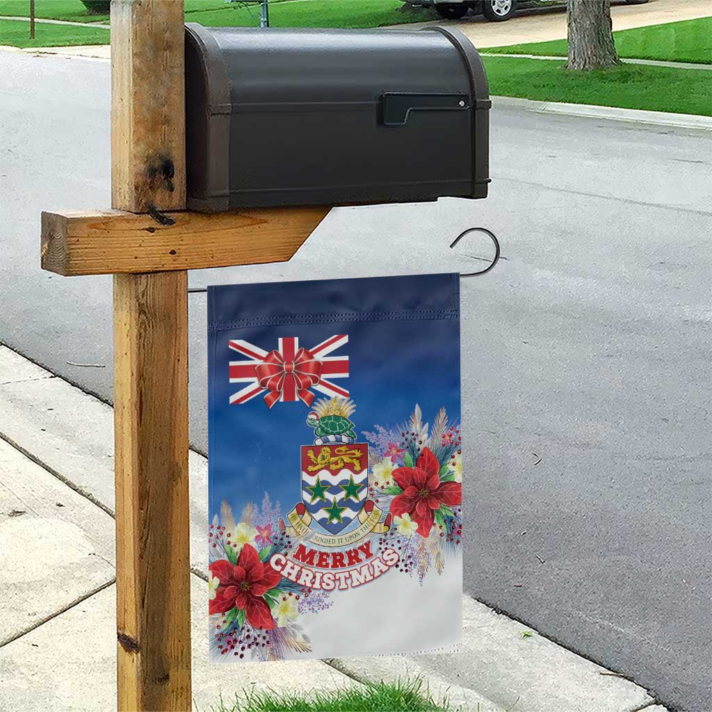 Cayman Islands Christmas Garden Flag Coquette Bow Xmas Vibe - Wonder Print Shop