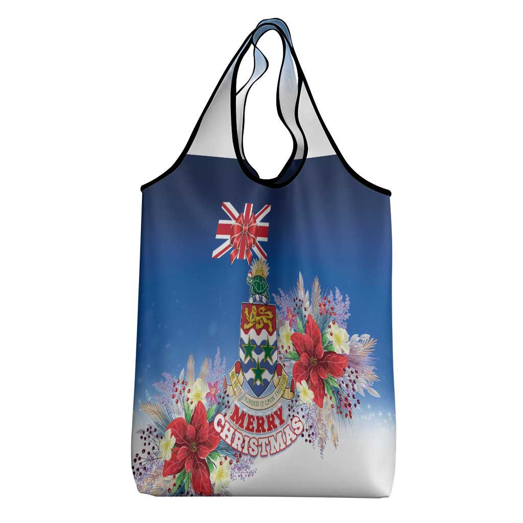 Cayman Islands Christmas Grocery Bag Coquette Bow Xmas Vibe - Wonder Print Shop