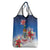 Cayman Islands Christmas Grocery Bag Coquette Bow Xmas Vibe - Wonder Print Shop