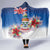 Cayman Islands Christmas Hooded Blanket Coquette Bow Xmas Vibe - Wonder Print Shop