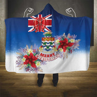 Cayman Islands Christmas Hooded Blanket Coquette Bow Xmas Vibe - Wonder Print Shop