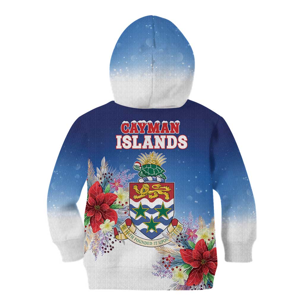 Cayman Islands Christmas Kid Hoodie Coquette Bow Xmas Vibe - Wonder Print Shop
